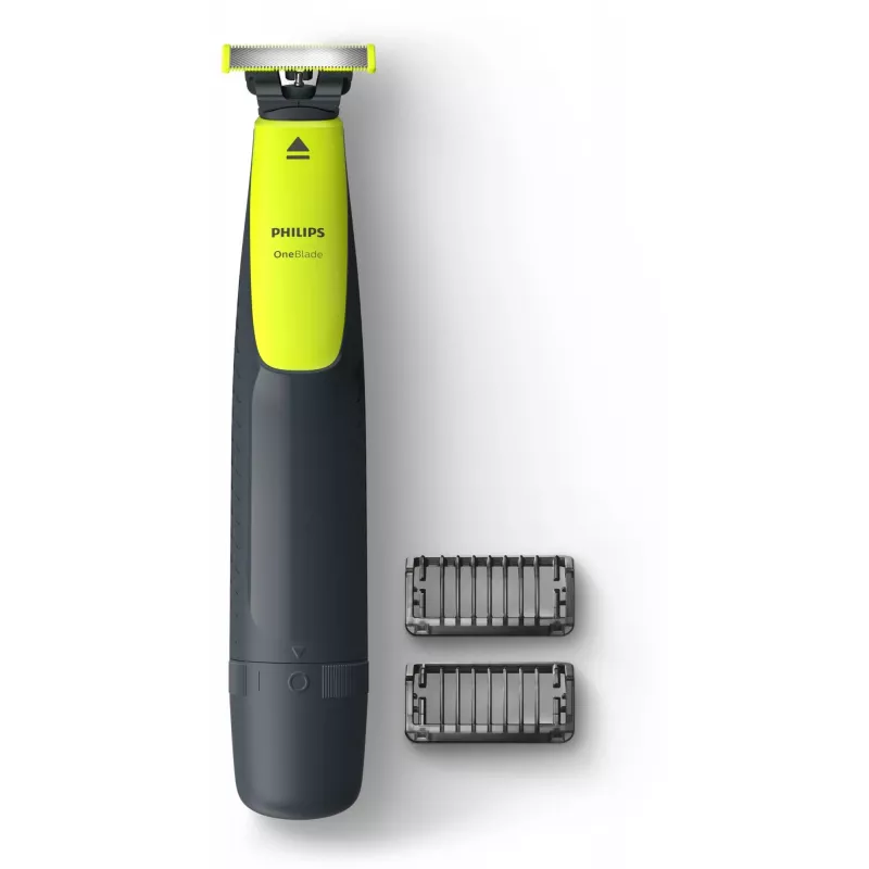 Philips OneBlade QP2510/15 holič a zastrihávač - čierna/limetková, na batérie, 30 minút prevádzky