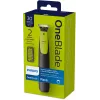 Philips OneBlade QP2510/15 holič a zastrihávač - čierna/limetková, na batérie, 30 minút prevádzky