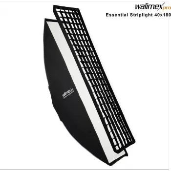 Walimex Pro Essential Striplight softbox 40x180 cm s mriežkou, adaptérom Bowens a prepravnou taškou