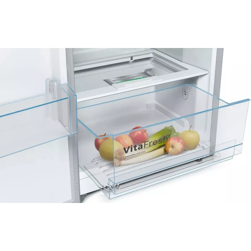 Bosch KSV33VLEP chladnička s VitaFresh, 324 l, strieborná