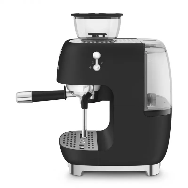 Smeg EGF03BLMEU kávovar s mlynčekom, 1650 W, čierny