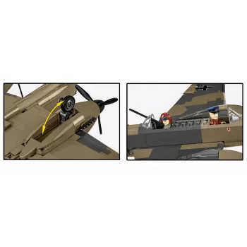 COBI KLOCKI Blocks Messerschmitt BF 110C 578 dielikov
