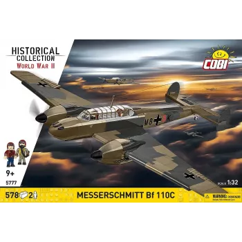 COBI KLOCKI Blocks Messerschmitt BF 110C 578 dielikov