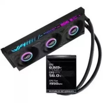 ASUS ROG Strix LC IV 360 ARGB LCD All-in-One kvapalinový chladič CPU, 360 mm, čierny
