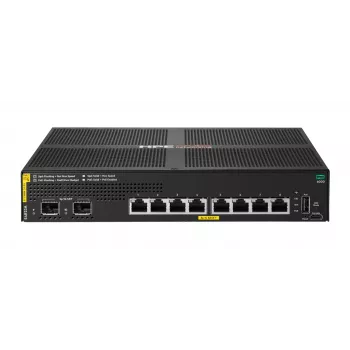 HPE Aruba Networking CX 6000 8-portový 10/100/1000 PoE+ 2-portový SFP 67W spravovaný switch