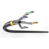 DIGITUS CAT 7A S/FTP Dátový kábel - zemný kábel, 50 m kotúč, Simplex, PE