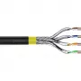 DIGITUS CAT 7A S/FTP Dátový kábel - zemný kábel, 50 m kotúč, Simplex, PE