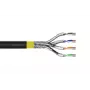 DIGITUS CAT 7A S/FTP Dátový kábel - zemný kábel, 100 m kotúč, Simplex, PE