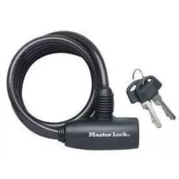 Master Lock Quantum Street č. 8126 špirálový káblový zámok 8mm 8126EURDPRO