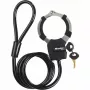 Master Lock Street Cuff káblový zámok s kľúčom - čierny - 1000 mm - 8 mm