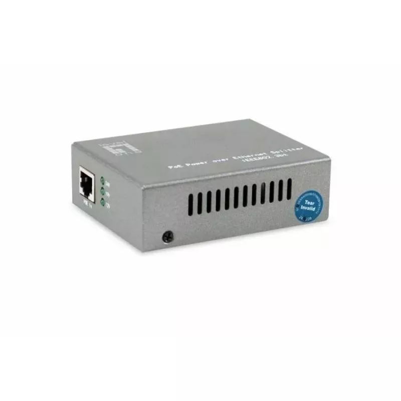 LevelOne Gigabit PoE splitter RJ45 2,5Gbps 60W sivý