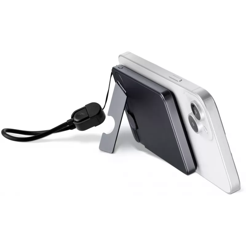 TROIKA Powerbank STROMKONSERVE 5 (POP50/TI) - 5000 mAh, titánová