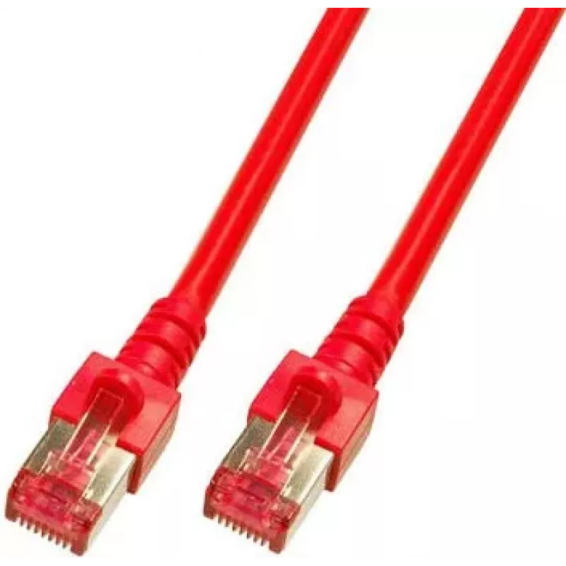 EFB Elektronik ECOLAN RJ45 patch kábel Cat.6 S/FTP LSZH červený 1,5m