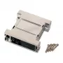 EFB-Elektronik EB2525M 25-pin D-Sub metalizované prázdne puzdro, strieborná/sivá