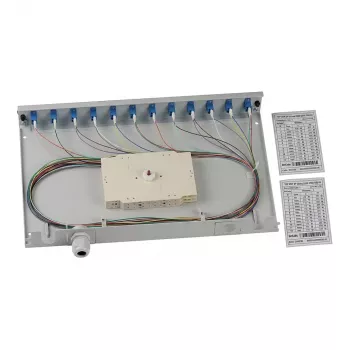 EFB Elektronik spájacia krabica LC OS2 rozšíriteľná 12 pigtailov Offset / 6 duplexných spojok