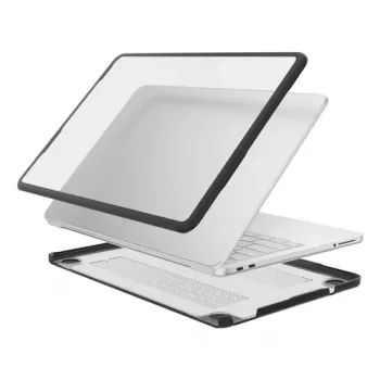 4smarts Shell Case pre Apple MacBook Neo, čierny rám