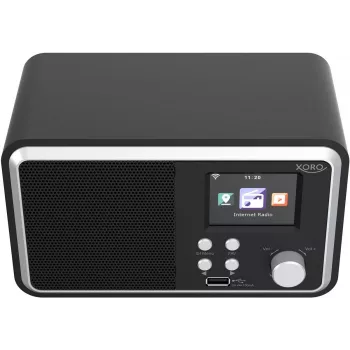 XORO DAB 300 internetové rádio DAB+ FM Bluetooth USB farebný displej čierne