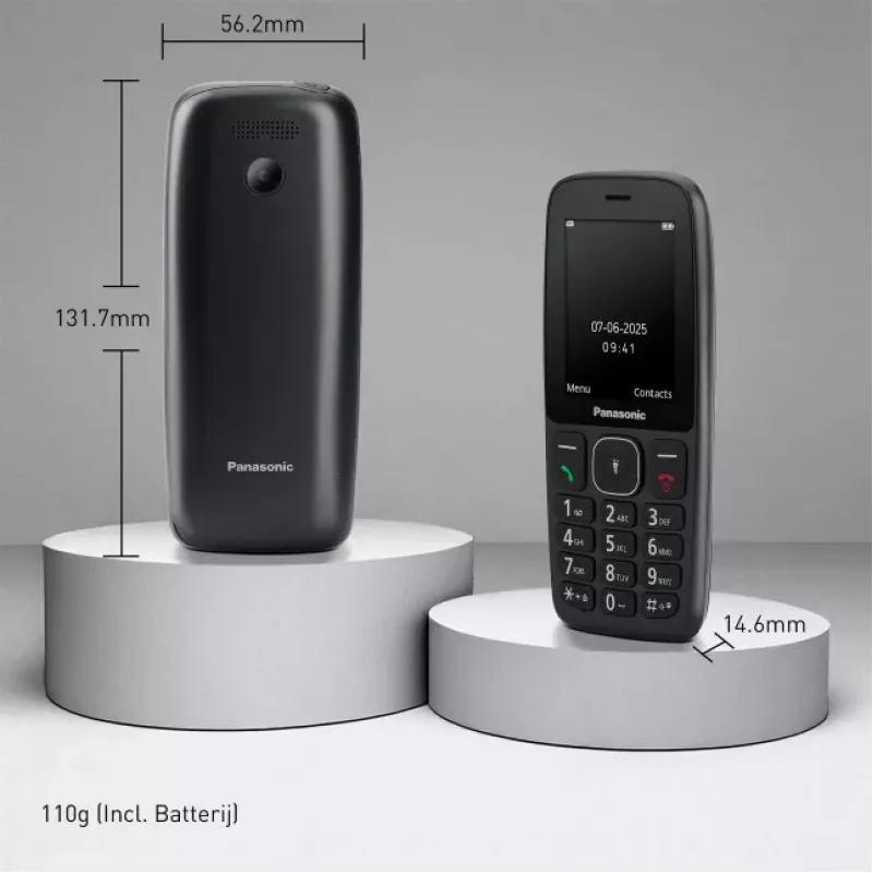 Panasonic KX-TF400EXB Mobilný telefón, čierny
