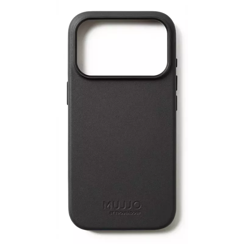 Mujjo kožené puzdro pre iPhone 17 Pro s MagSafe (čierne)