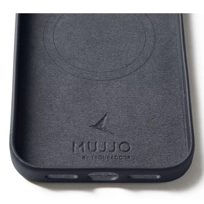 Mujjo kožené puzdro pre iPhone 17 Pro Max s MagSafe (Basalt)
