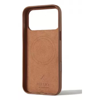 Mujjo kožené puzdro pre iPhone 17 Pro Max s MagSafe (Tan)