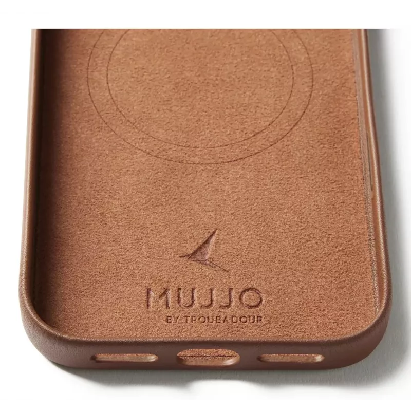 Mujjo kožené puzdro pre iPhone 17 Pro Max s MagSafe (Tan)