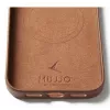 Mujjo kožené puzdro s peňaženkou pre iPhone 17 Pro Max, kompatibilné s MagSafe, Tan