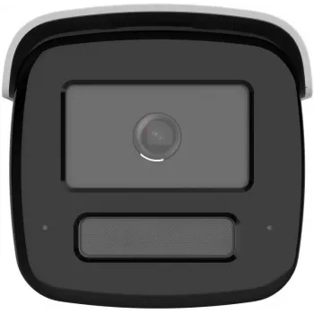 Hikvision DS-2CD2T67G3-LIS2UY/SL(2,8mm)/BLACK 6MP AcuSense Bullet IP kamera s prídavným svetlom a zvukovým alarmom, 2,8mm, čierna