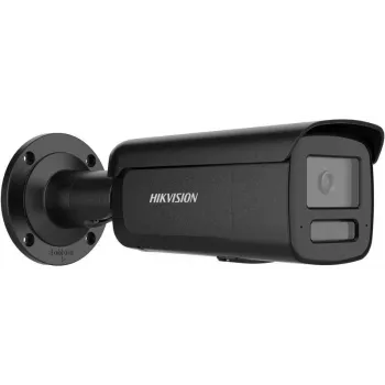Hikvision DS-2CD2T67G3-LIS2UY/SL(2,8mm)/BLACK 6MP AcuSense Bullet IP kamera s prídavným svetlom a zvukovým alarmom, 2,8mm, čierna