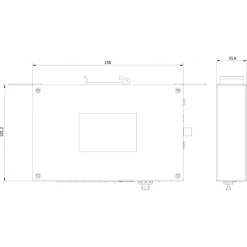Hikvision Pro Series DS-3T0506HP-E/HS neřízený PoE switch, 6-portový, 4 PoE, 60W budget