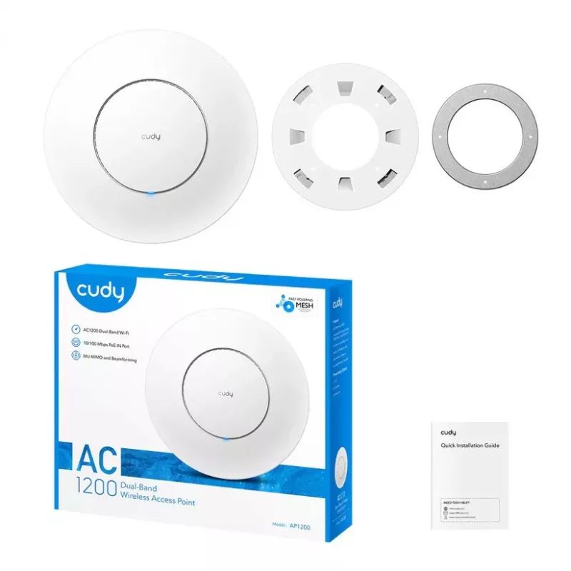 CUDY AP1200 AC1200 dvojpásmový access point s PoE