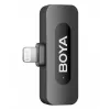 BOYA BY-V1 V2.0 ultra kompaktný 2,4GHz bezdrôtový mikrofón pre Lightning zariadenia - 1TX+1RX
