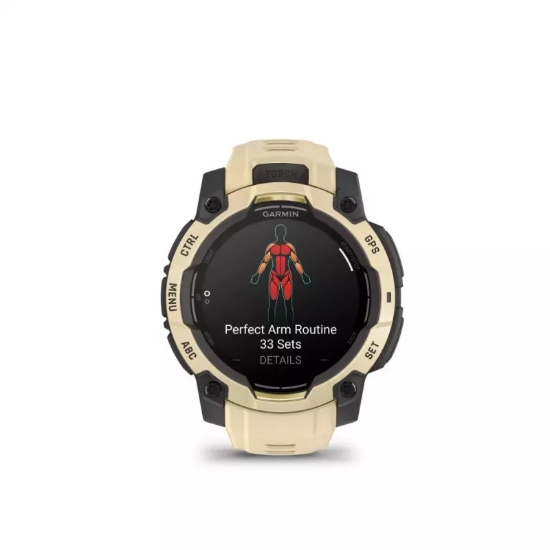 Garmin Instinct 3 AMOLED GPS smartwatch 45mm silikón Citrine/Gray 010-02936-02