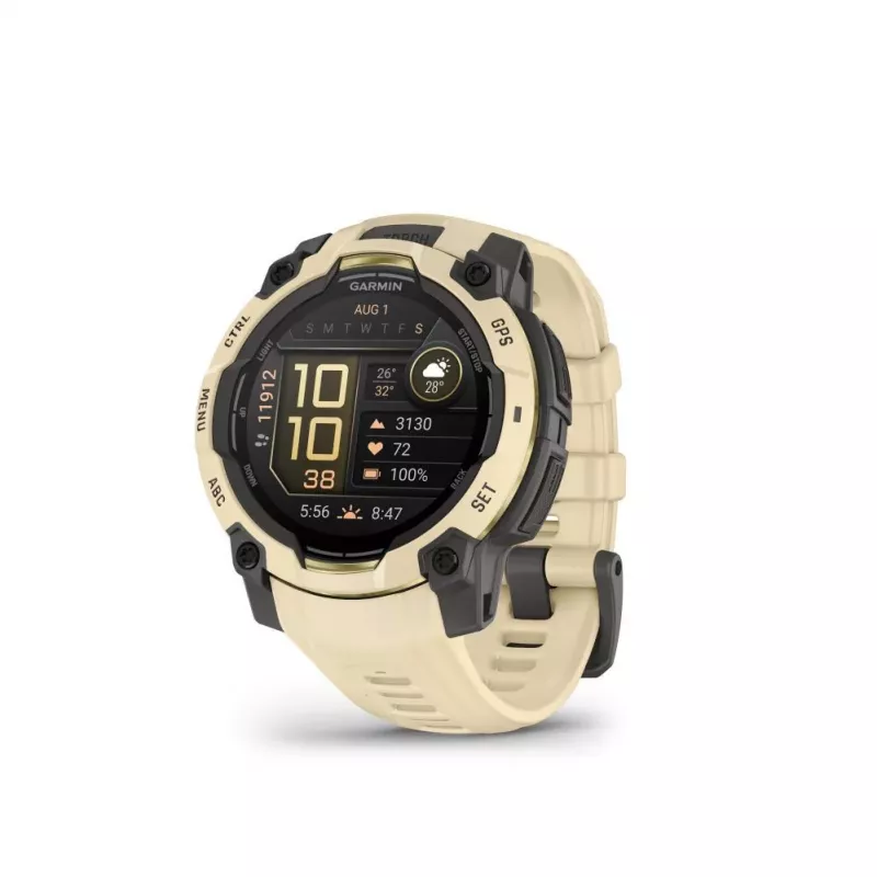 Garmin Instinct 3 AMOLED GPS smartwatch 45mm silikón Citrine/Gray 010-02936-02