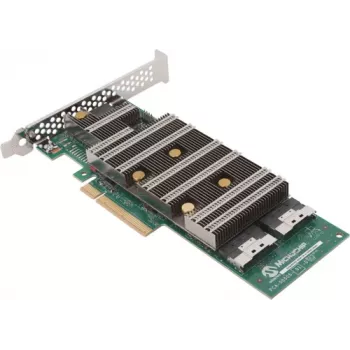 Microchip Adaptec SmartRAID Ultra 3254-16e /e 8GB SAS/NVMe 16 Port External PCIe x16 24 Gbps Low Profile RAID radič