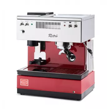 Quick Mill 0835 Retro Red pákový espreso kávovar