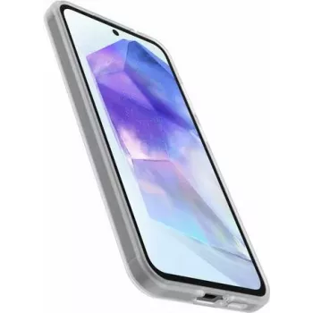 OtterBox React puzdro + Alpha Glass ochranné sklo na displej balenie pre Samsung Galaxy A55 5G - Clear