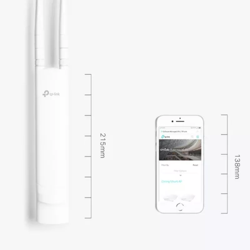TP-Link EAP110-Outdoor vonkajší access point 300Mbps 2,4GHz pasívne PoE IP65
