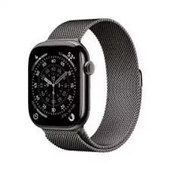 Apple Watch Series 11 GPS + Cellular 46mm Slate Titanium puzdro so Slate Milanese Loop - S/M