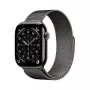 Apple Watch Series 11 GPS + Cellular 46mm Slate Titanium puzdro so Slate Milanese Loop - S/M