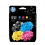 HP 912 Combo Pack, 4-balenie, čierna/azúrová/purpurová/žltá (6ZC74AE)