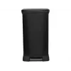 CURVER METALLIC WASTE BIN 50L S PEDÁLOM /IML BLACK
