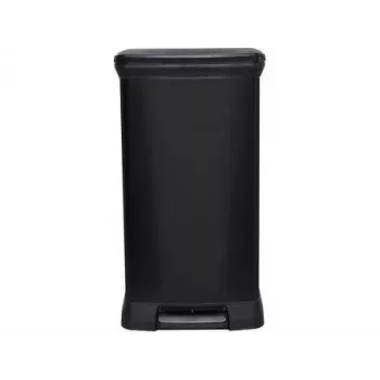CURVER METALLIC WASTE BIN 50L S PEDÁLOM /IML BLACK