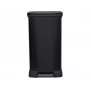 CURVER METALLIC WASTE BIN 50L S PEDÁLOM /IML BLACK