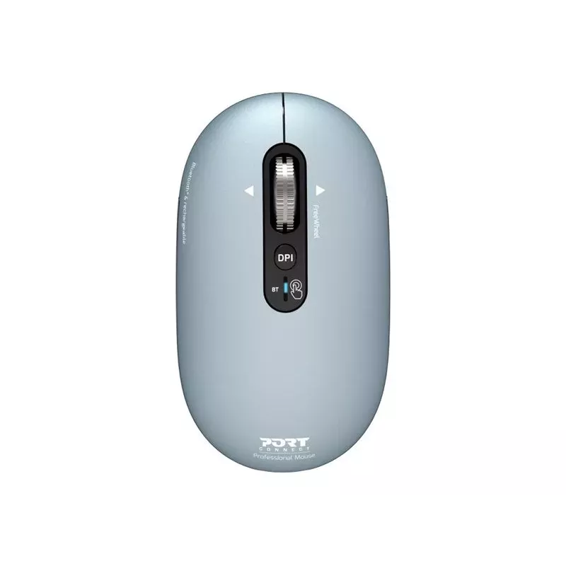 PORT Designs Pure MAC nabíjateľná Bluetooth myš - Storm Grey - 3200 DPI