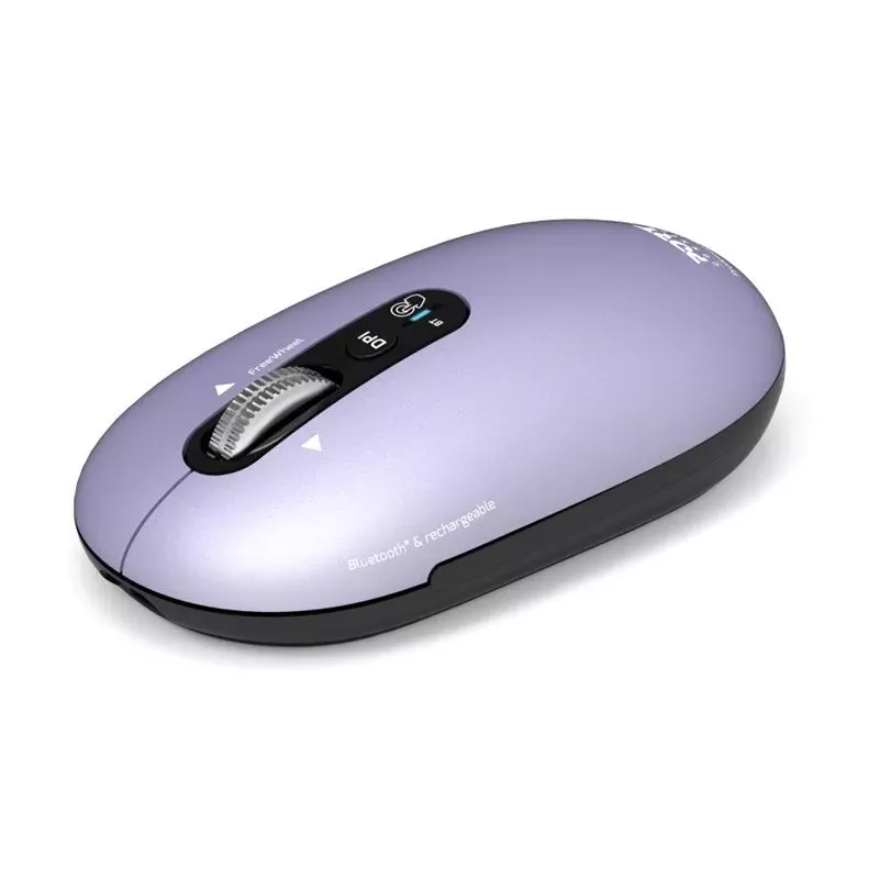 PORT Designs Pure MAC Iris nabíjateľná Bluetooth optická myš - čierna/sivá