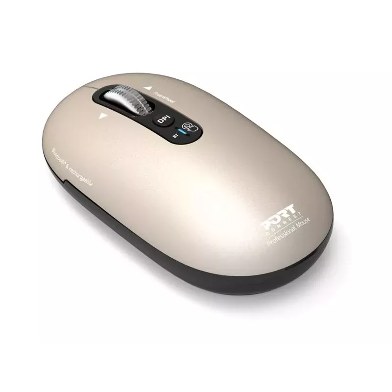 PORT Designs Pure MAC nabíjateľná Bluetooth optická myš - Pearl