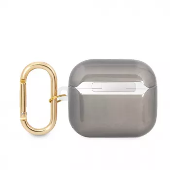 Guess GUA3HHTSK puzdro na AirPods 3 čierne Strap Collection