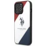 U.S. POLO ASSN. USHCP14XPSO3 Tricolor Embossed puzdro pre iPhone 14 Pro Max 6,7