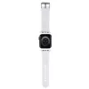 Karl Lagerfeld 3D gumený remienok Choupette Head pre Apple Watch 38/40/41mm - biely